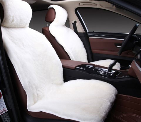 Меховые накидки на сиденья автомобиля